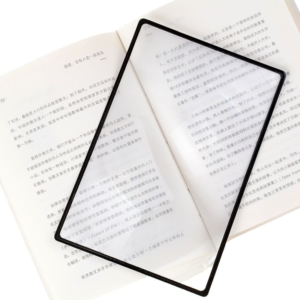 Loupe de lecture géante format a4