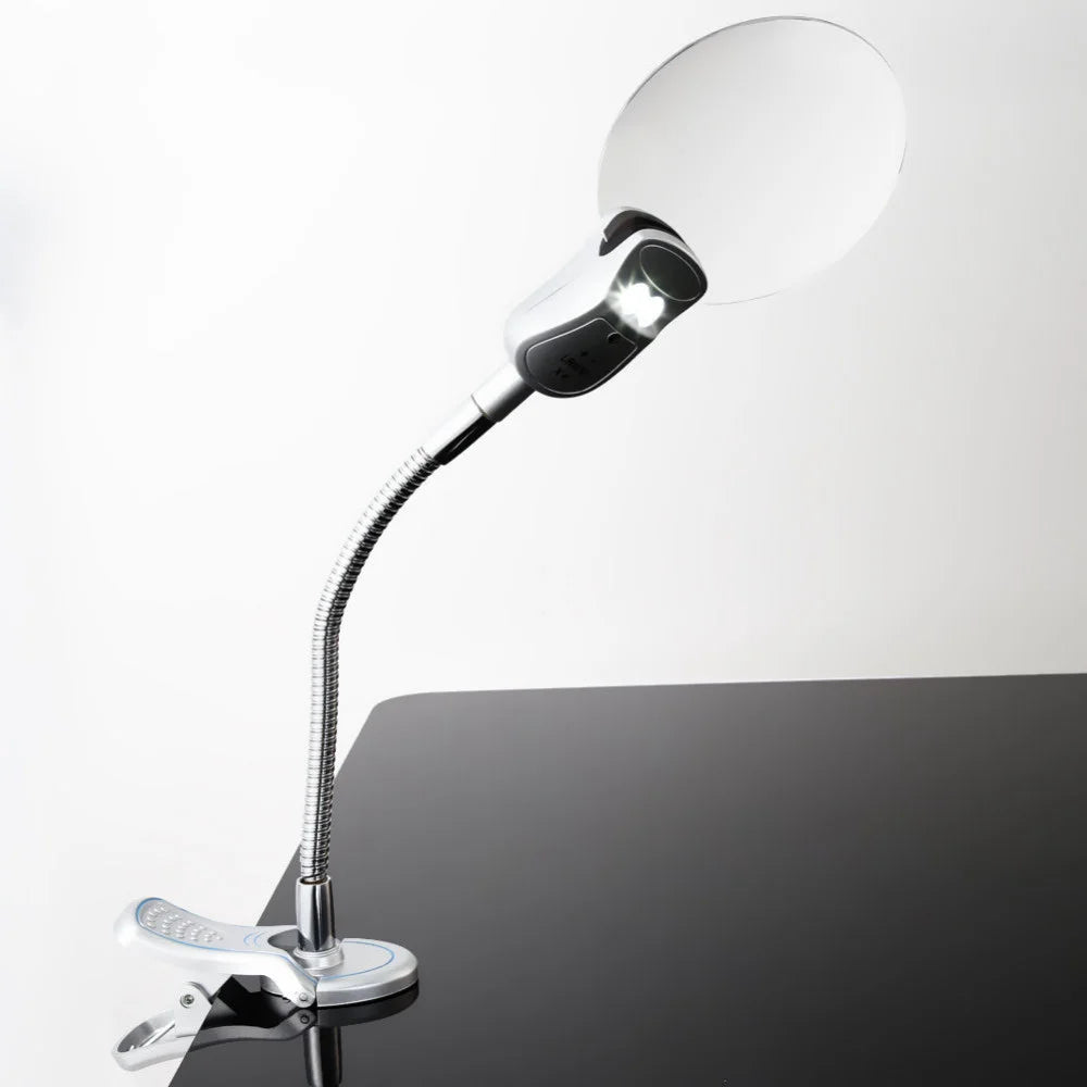 loupe éclairante de bureau