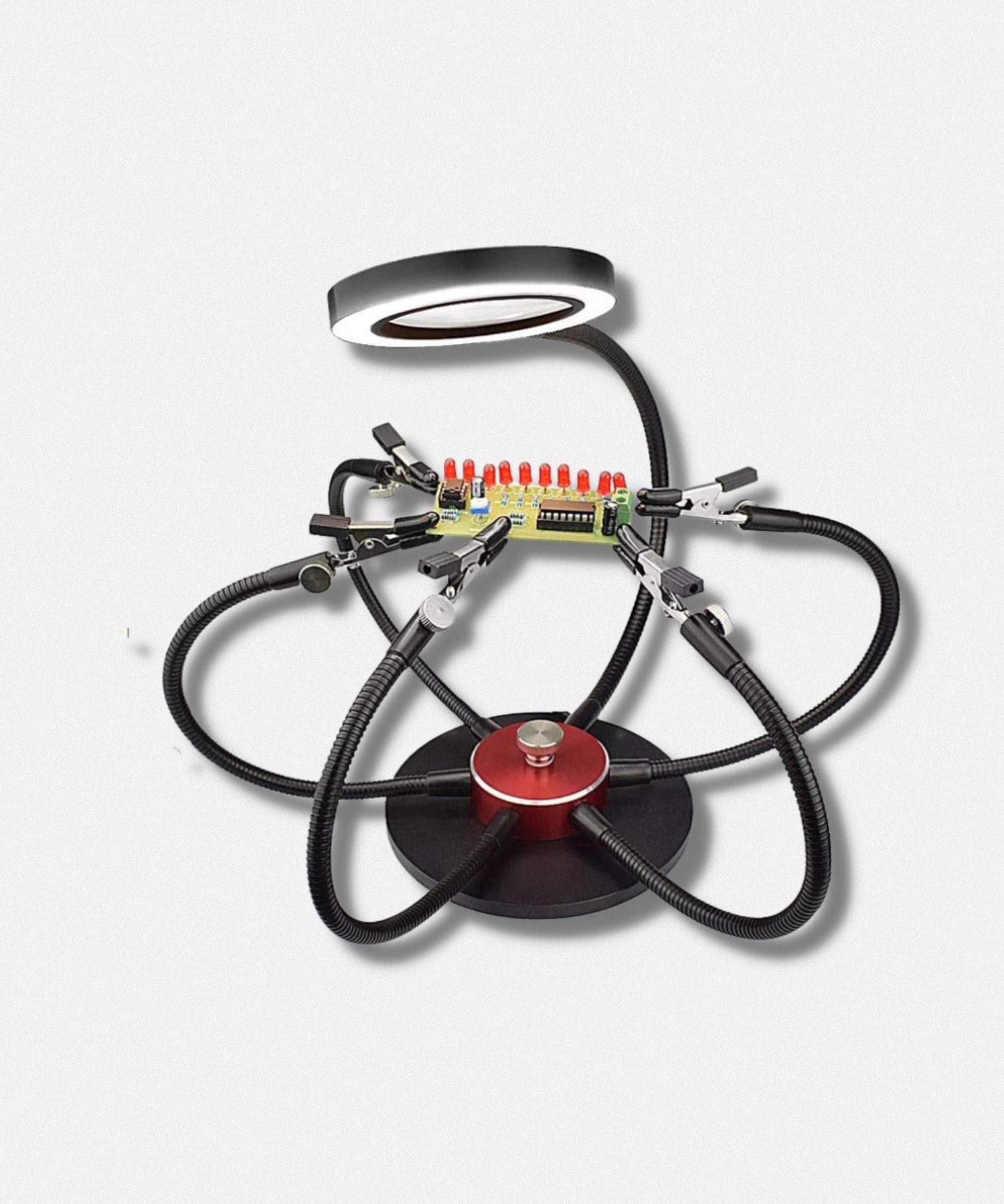 Lampe Loupe avec troisième main