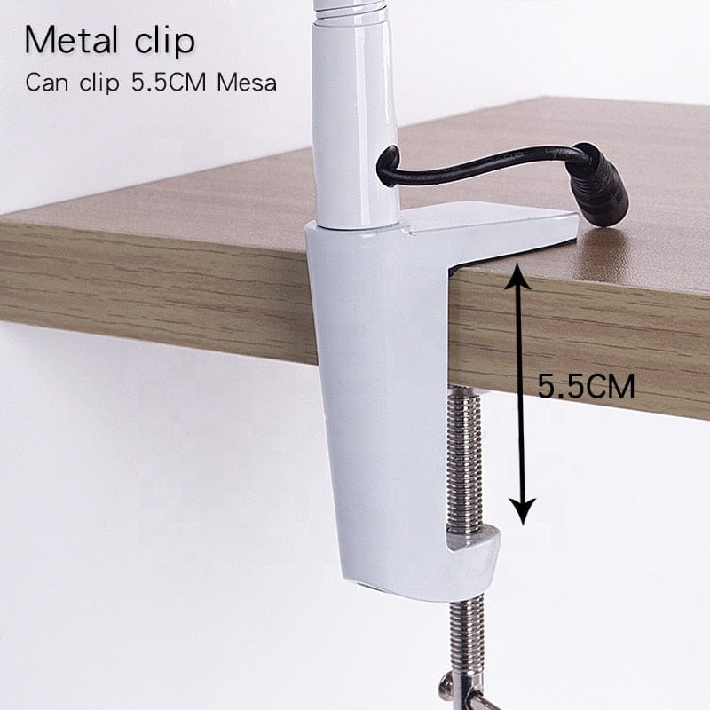 Lampe loupe LED sur pied