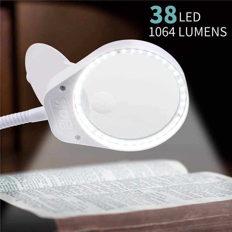 Lampe loupe LED sur pied