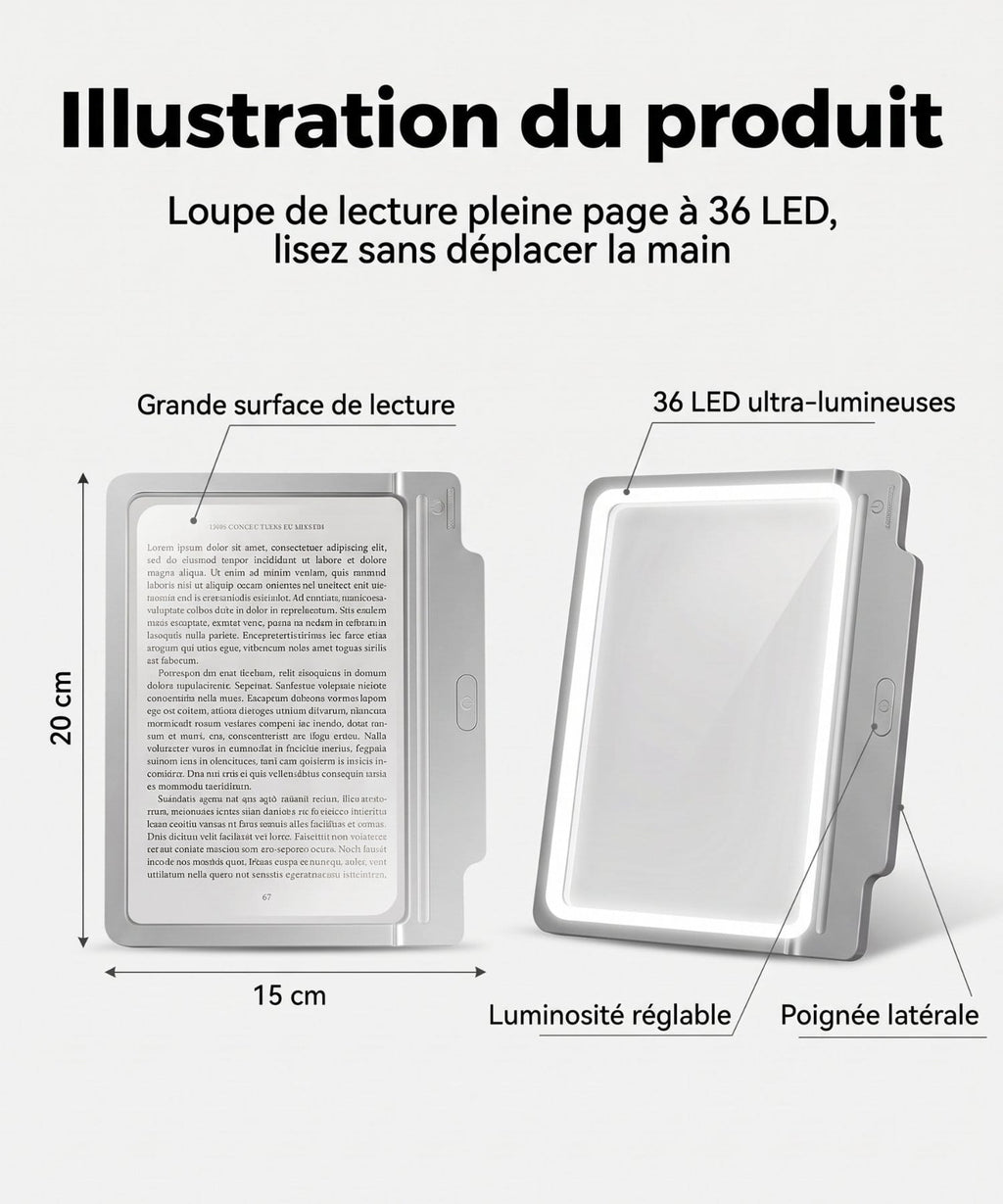 Loupe de Lecture format A4
