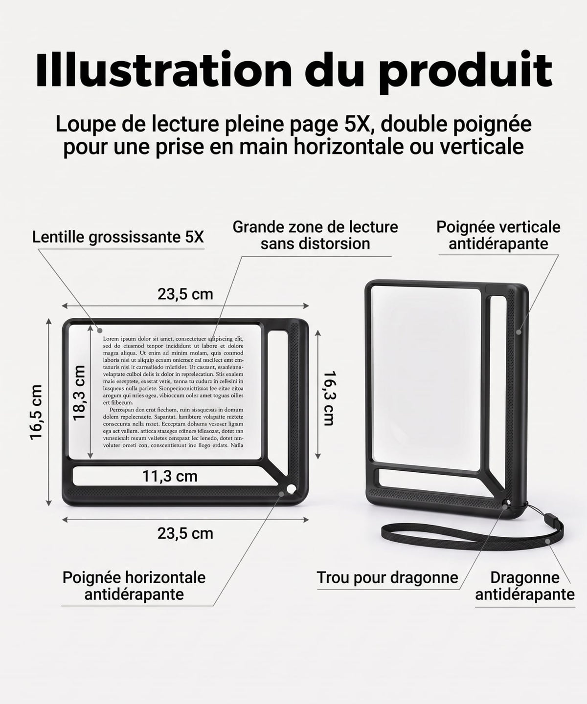 Loupe de Lecture pour DMLA