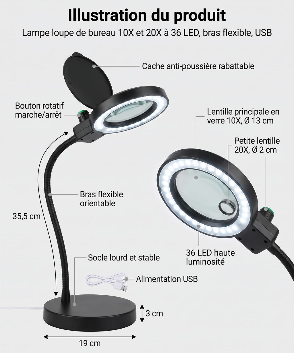Loupe de Table