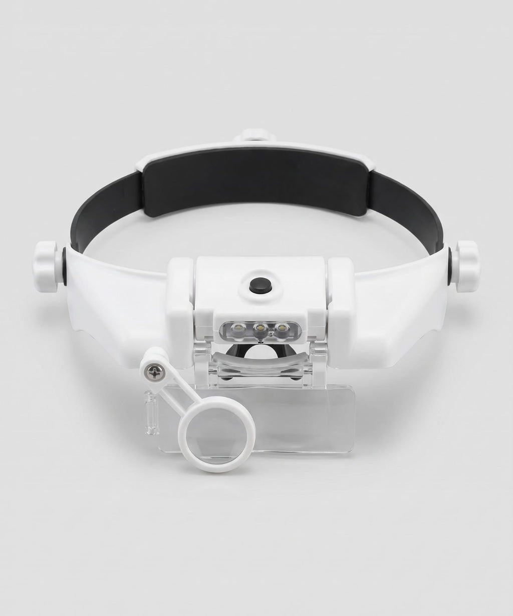 Loupe frontale avec lampe
