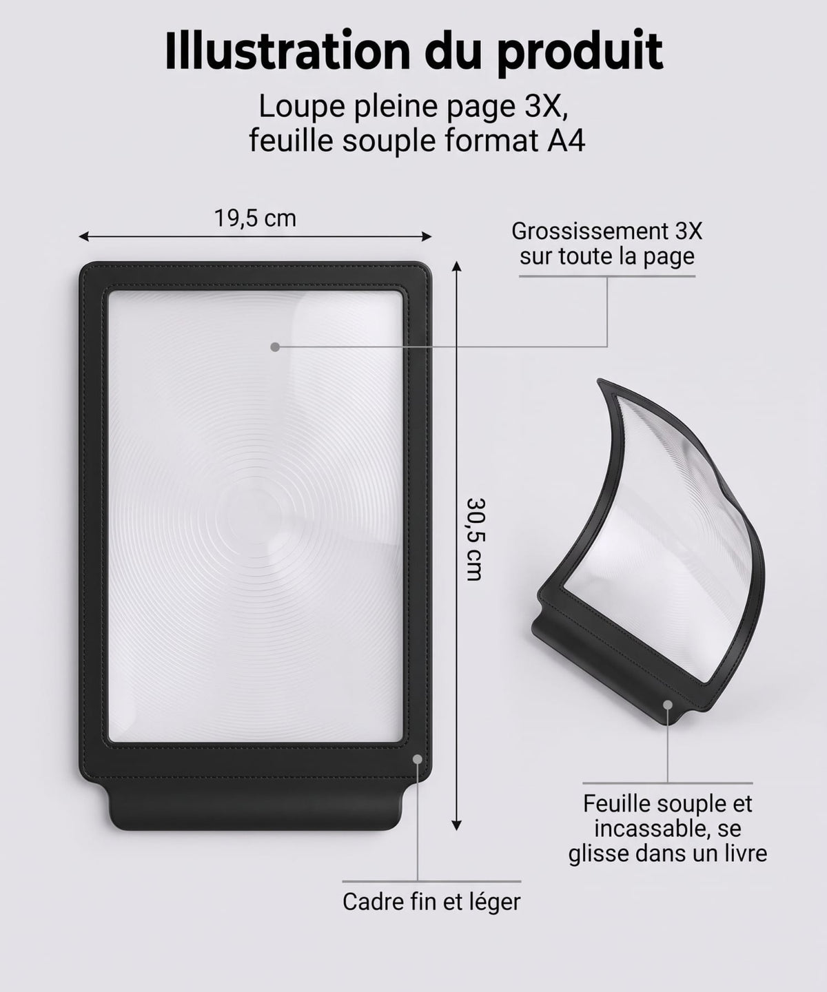 Loupe pour Livre