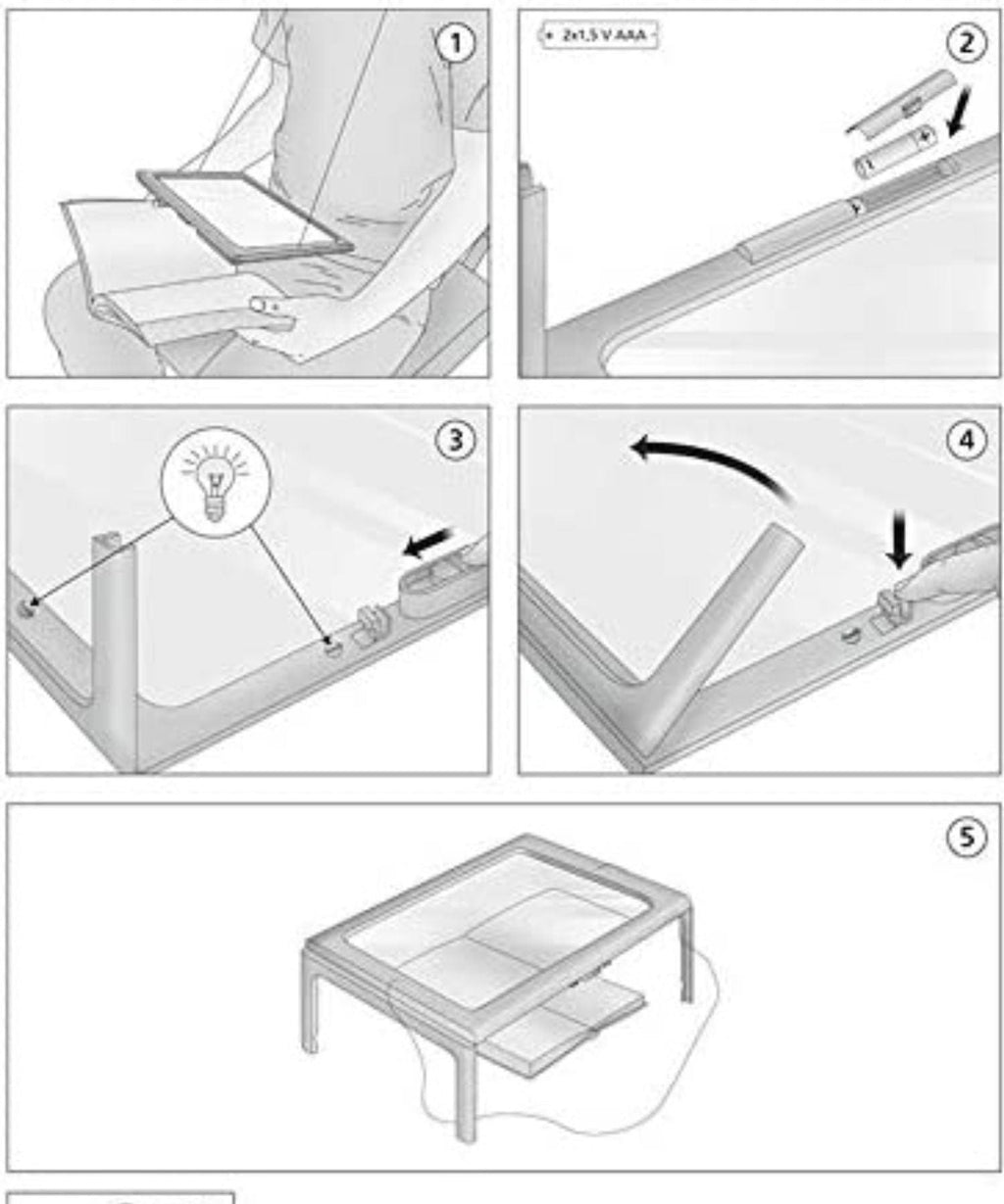 Loupe de Lecture sur Pied