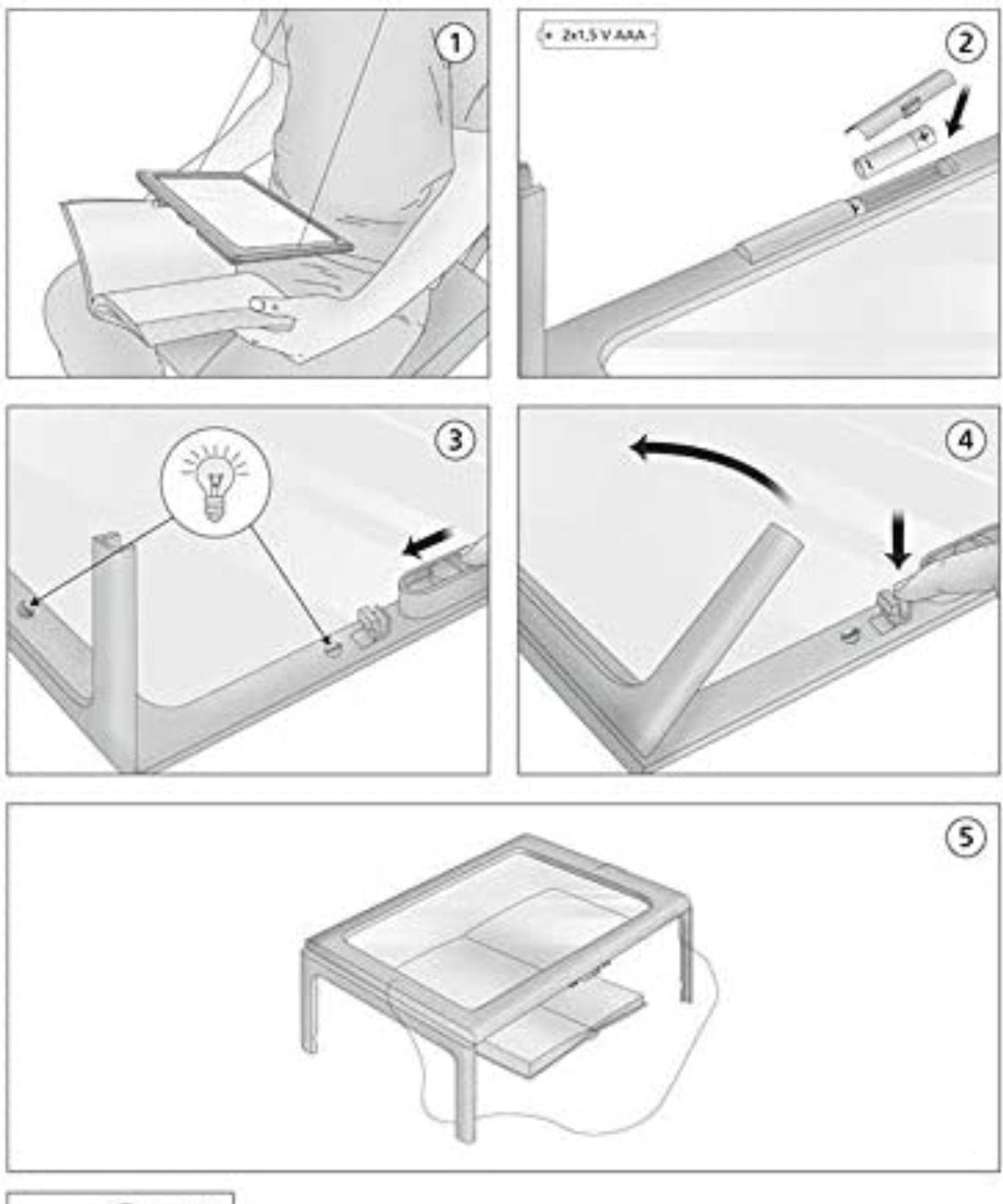 Loupe de Lecture sur Pied