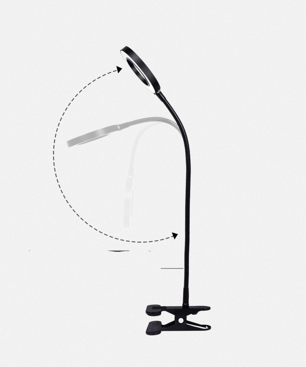 Lampe loupe avec pied