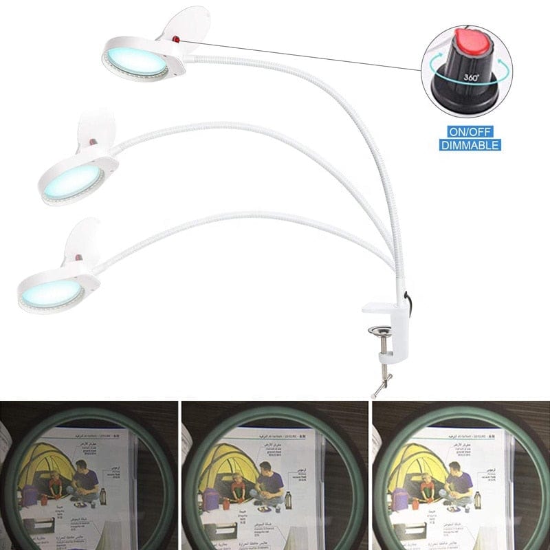 Lampe Loupe de table