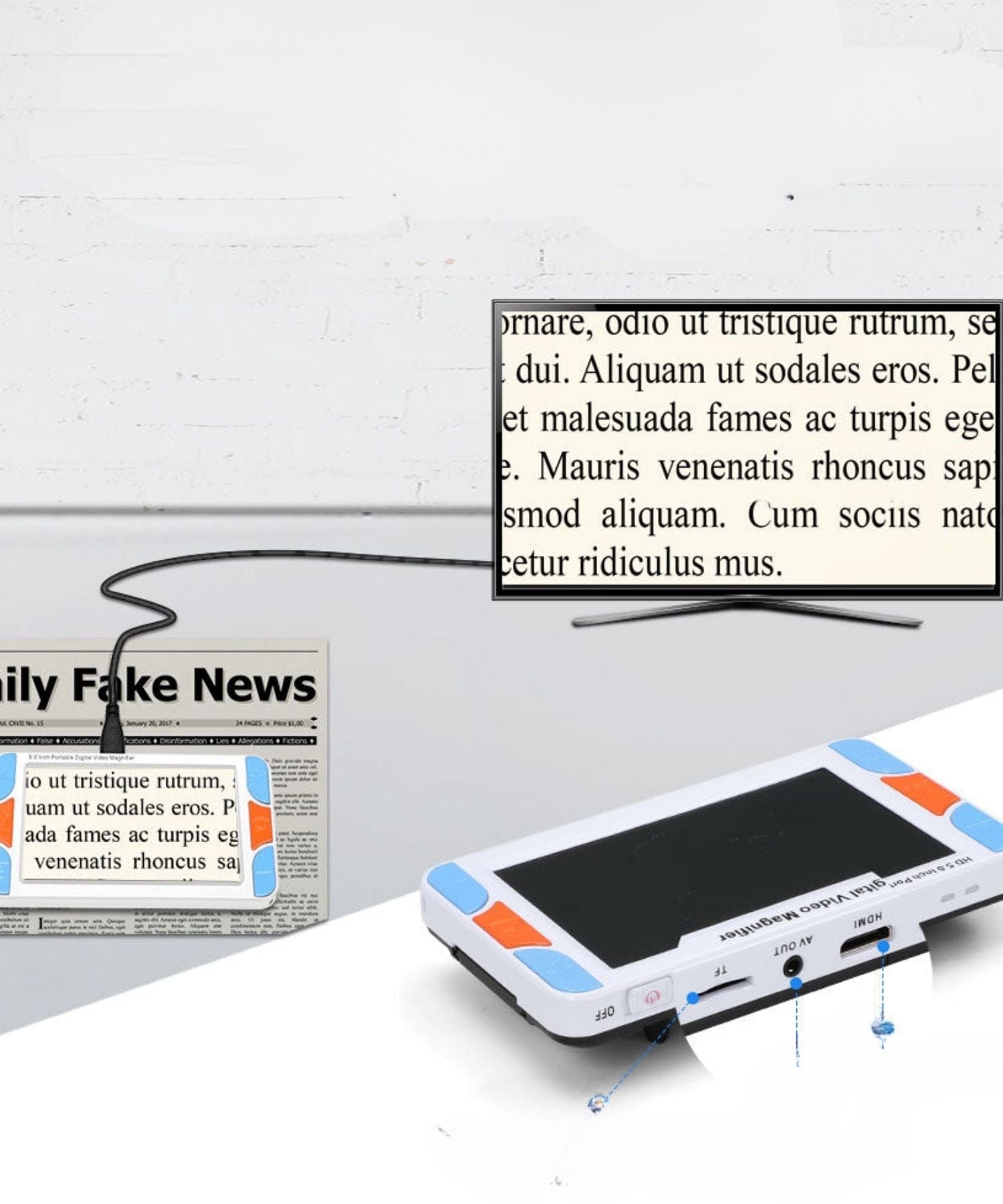 Loupe électronique pour DMLA